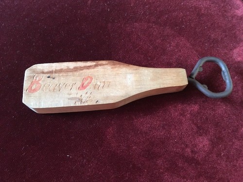 Vintage Bottle Opener “Hail, Hail, The Gangs All Here” Beaver Dam Rare Original - Picture 2 of 7