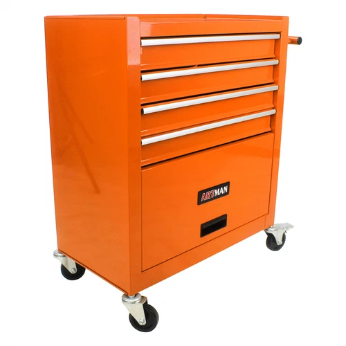 4 Drawers Rolling Tool Box Cart Chest Tool Garage Storage Cabinet with Wheels US - Picture 7 of 36