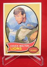 Chuck Walton TOPPS NFL Football Card 1970 #121 EX