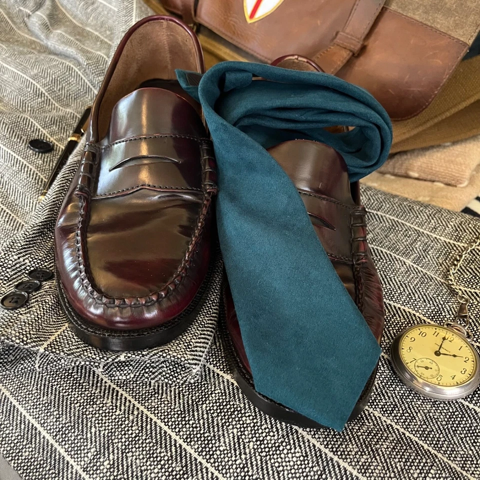 Corbata delgada verde rojo gallo Select Foto 4 de 4