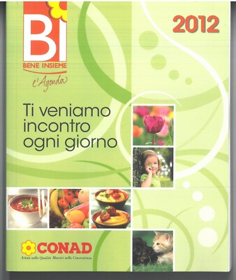 AGENDA 2012 GUT ZUSAMMEN CONAD DRUCK 2011 GRÖSSE CM 19,5x16 SOFT COVER