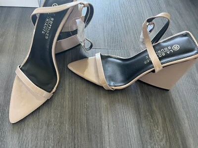 Escarpins Beige Nude Pointure 38 La Bottine Souriante Neuve Sexy Fashion Été - Photo 1/4