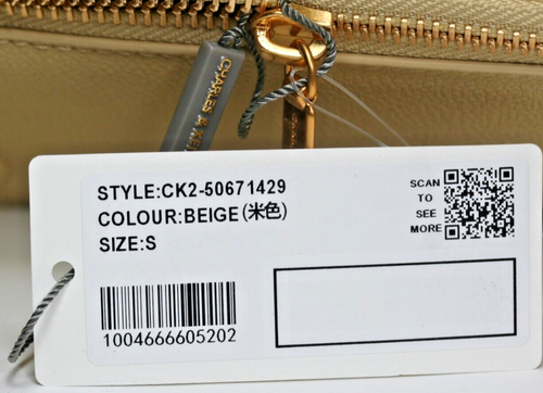 Charles & Keith Women's Geometric Shoulder Bag CK2-5067 1429 Size S Beige - Picture 6 of 8