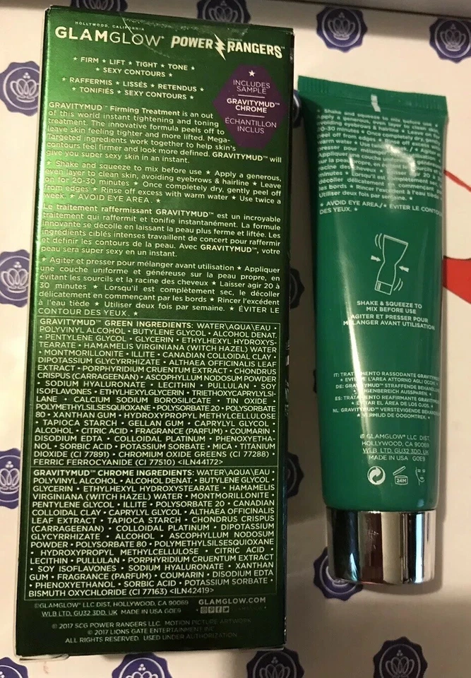 GLAMGLOW GRAVITYMUD Firming Treatment Power Rangers Rita Repulsa 1oz & Sample - Image 3 of 4