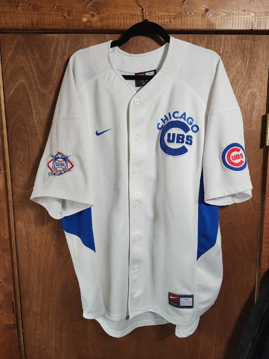 Vintage Nike Chicago Cubs Blank MLB Jersey Size XL Genuine