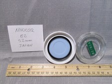 NIKON NIKKOR 52mm B2 Filter With Case - Light Blue Color