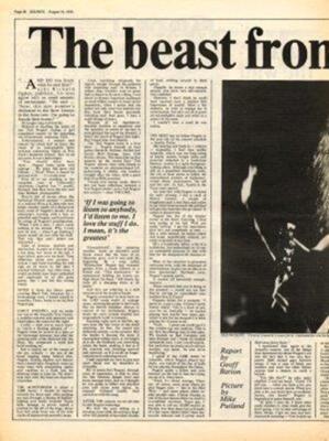 Ted Nugent UK Interview 1976