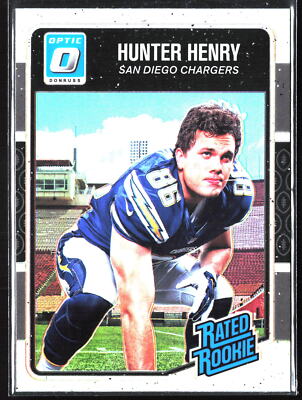2016 Donruss Optic #169 Hunter Henry Holo