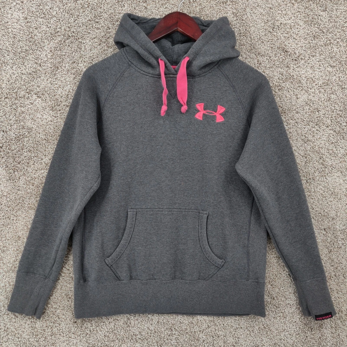 Under Armour Storm Hoodie Sweatshirt Womens Small Grey Loose Cold Gear  Pullover | eBay