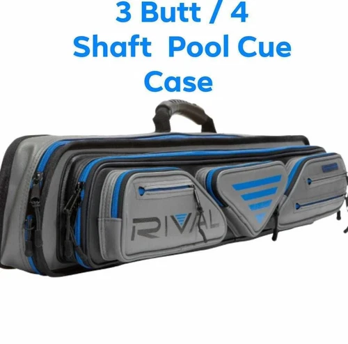 Lucasi Custom Rival Hybrid Sport Pool Cue Case 3 Butt 4 Shaft LC348W Brand New 