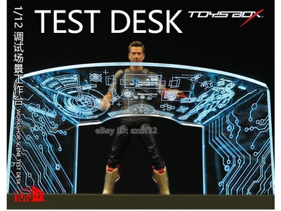 TOYS-BOX 1/12 Scale Comicave 6in. SHF  Man Toni Scene Debugging Table Model