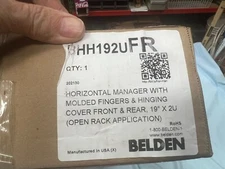 Belden BHH192UFR 19 2U Horizontal Manager With Cover
