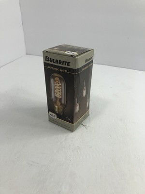 Bulbrite NOS40T14 40-Watt Nostalgic Edison T14 Tubular, Vintage Spiral Flmt BnQ2