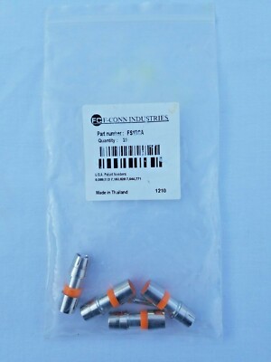 FS1RCA RCA COMPRESSION MINI RGB CONN 22-24AWG - LOT OF 4