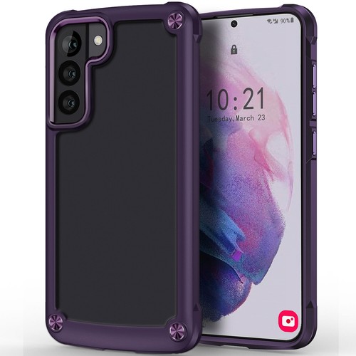 For Samsung Galaxy S21 Ultra/S21+ Rugged Bumper Case Soft Cover / Tempered Glass - Photo 35 sur 41