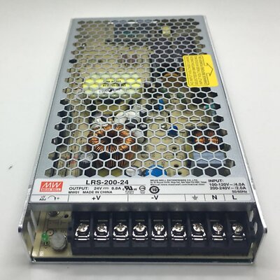 1PC New MeanWell Switching Power Supply LRS-200-24 #A6-40