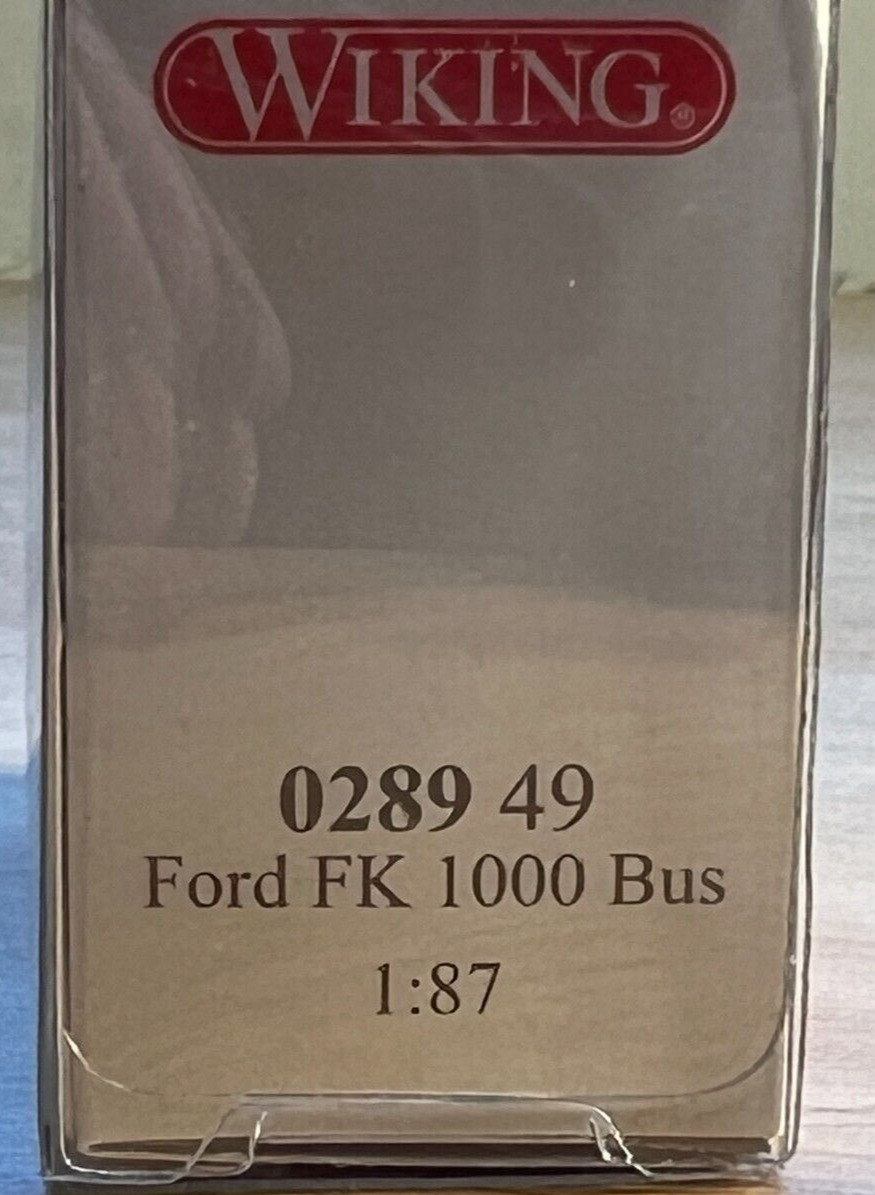 Wiking 028949 Ford FK 1000 Bus NEU OVP