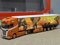 1/87 Herpa Scania Cs 20 Hd Gardinenplanen-Sattelzug Ferntrans Haas 316903