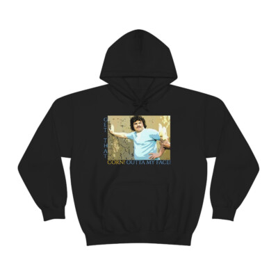 Unisex Heavy Blend  Hooded Sweatshirt Nacho Libre ~Get That Corn! Outta my Face!