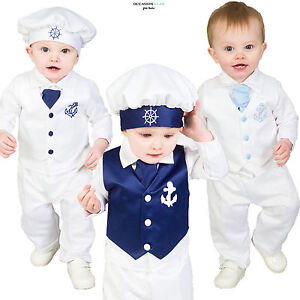 navy christening outfit