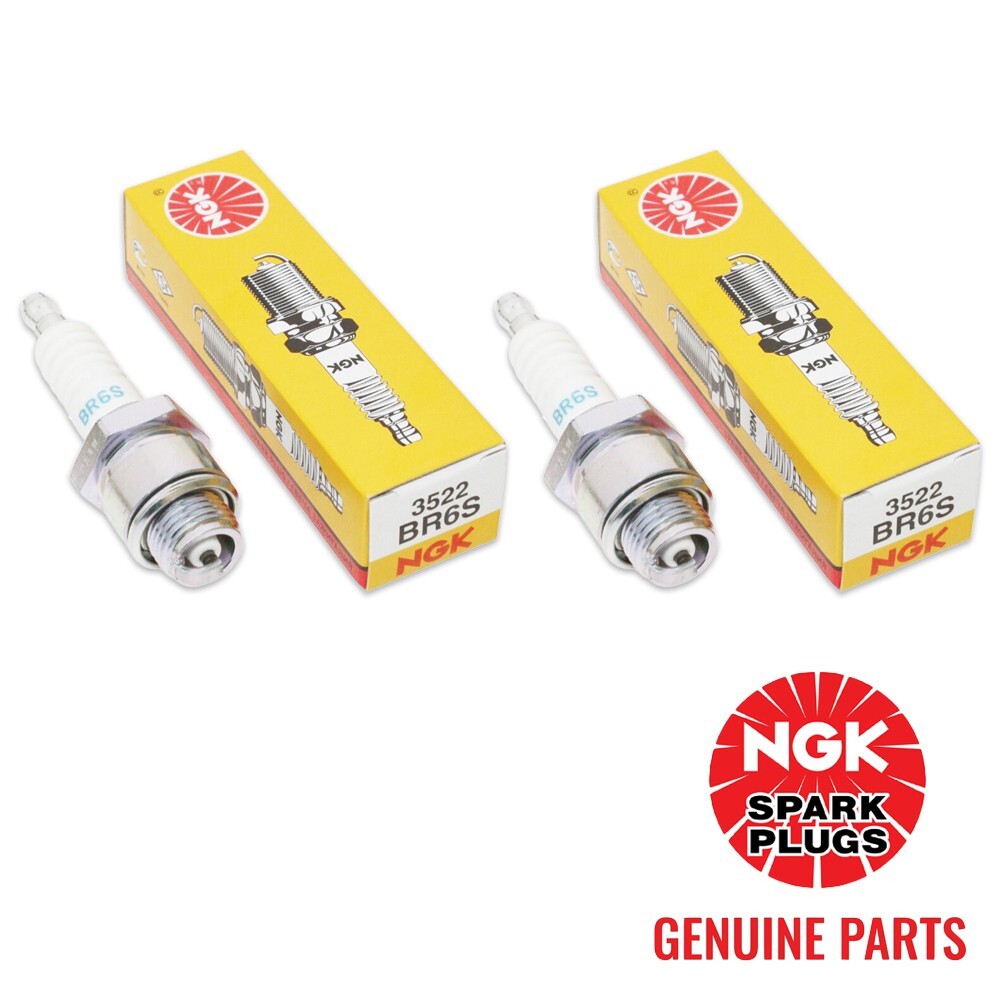 Genuine NGK BR6S 3522 Spark Plug - 2 PACK