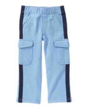 Gymboree Boys Pants Knit Mix N Match Navy Blue Cargo NWT 18-24 M