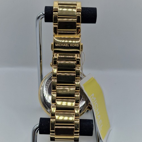 MICHAEL KORS WOMENS WATCH STAINLESS STEEL GOLD STRAP & GOLD DIAL GENUINE MK5354 - Picture 4 of 6