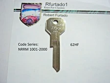 Key Blank for Vintage Rolls Royce & Bentley Master Key 1981 to 1991 (62HF)