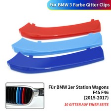 M Farben Insert Front Grill Kühlergrill Nieren Trim Streifen für BMW 2er F45 F46