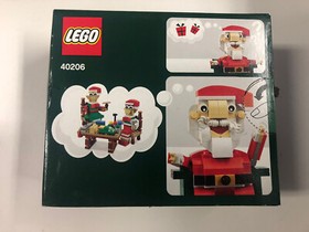 Lego Christmas Santa Claus SEASONAL 40206 Legos 155 Pieces NISB RETIRED *RARE*