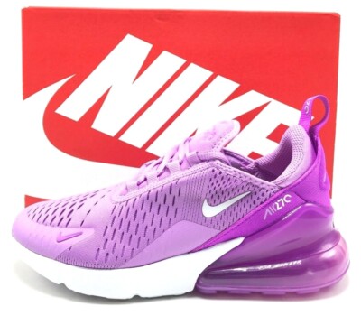 *NEW* Youth Grade-School Nike Air Max 270 (GS) Rush Fuchsia/White (943345 501) 