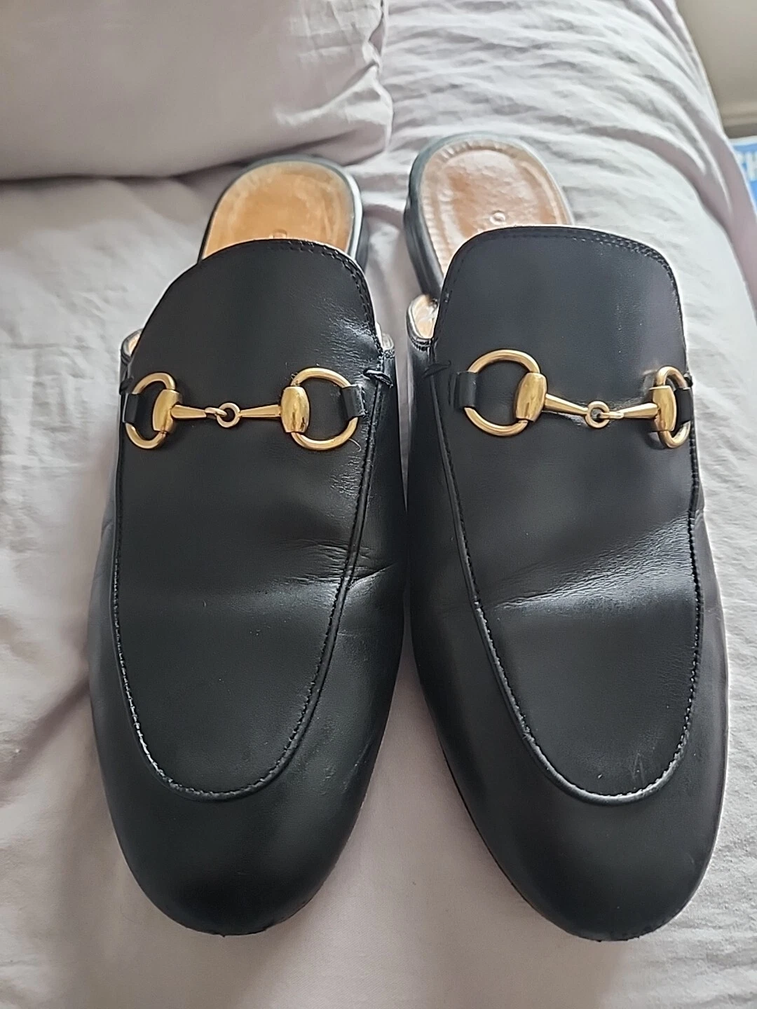 Mules noires Gucci Princetown 36,5
