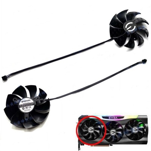 85mm EVGA RTX 3070 3080 Ti 3090 FTW3 ULTRA Graphics Card Fan Replacement TD21 - Picture 5 of 8