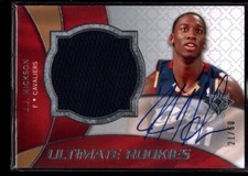 J.J. HICKSON 21/60 JERSEY# SILVER ROOKIE AUTO PATCH #132 RC SP 2008-09 ULTIMATE
