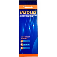 Seamix Plantar Fasciitis Arch Support Insoles - Shoe Inserts Orthotic - Size XL