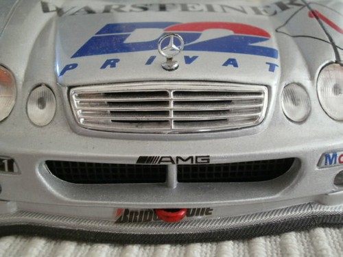 Mercedes CLK-GTR, plata metálica, LeMans, Schneider/Webber #1, 1:18 MaiSto #178 - Imagen 6 de 8