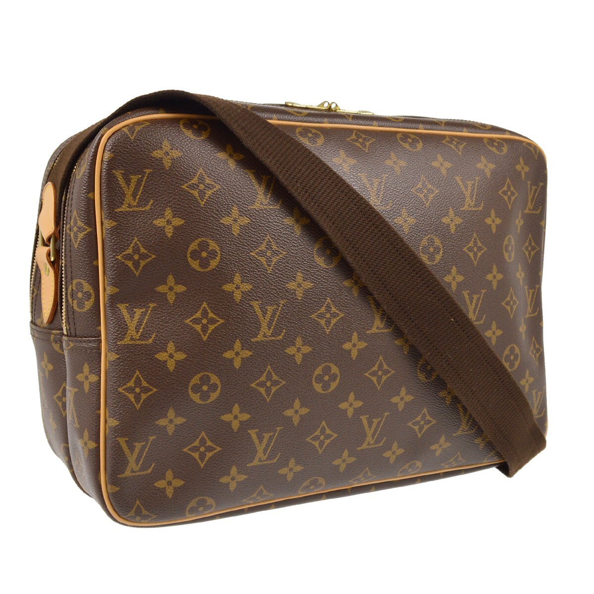 Louis Vuitton Monogram Reporter GM Shoulder Bag M45252