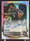 2025-26 Bowman Jamier Jones Chrome Auto Refractor 1st Prospect 263/499 Friars