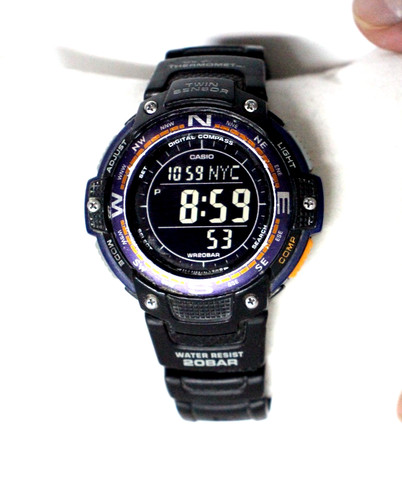 Casio solar world time watch 3157 SGW-100 digital men's watch
