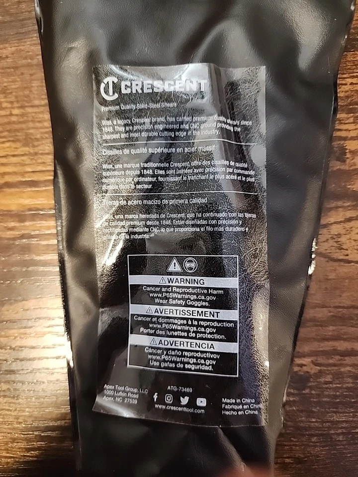 Cizallas industriales Crescent 12" mango doblado - utilitario profesional de alta resistencia... Foto 3 de 4