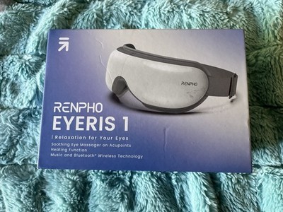RENPHO Eyeris1 Eye Massager with Heat and Bluetooth, White