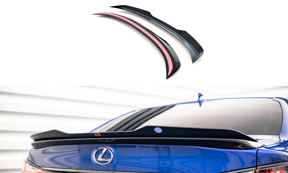 Spoiler Cap Lexus GS F Mk4 Noir Brillant Finition Premium ABS