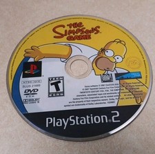 The Simpsons Game Sony PlayStation 2 Disc Only Ps2 No Case Or Manual 