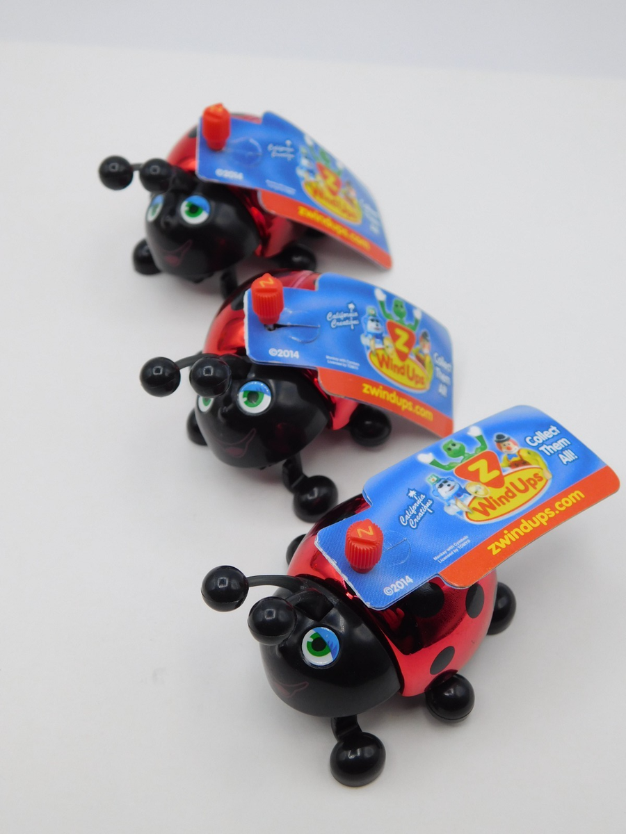 LOT OF 10 Z WIND UPS TOYS NWT CALIFORNIA CREATIONS - FROG LADYBUG
