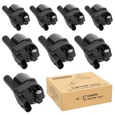 Round Ignition Coil Pack Compatible with V8 4.8 5.3 6.0 Chevy Silverado...