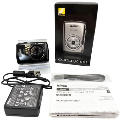 Nikon COOLPIX S01 ブラック Nikon Coolpix S01 Black 10.1MP Compact Digital Camera From Japan