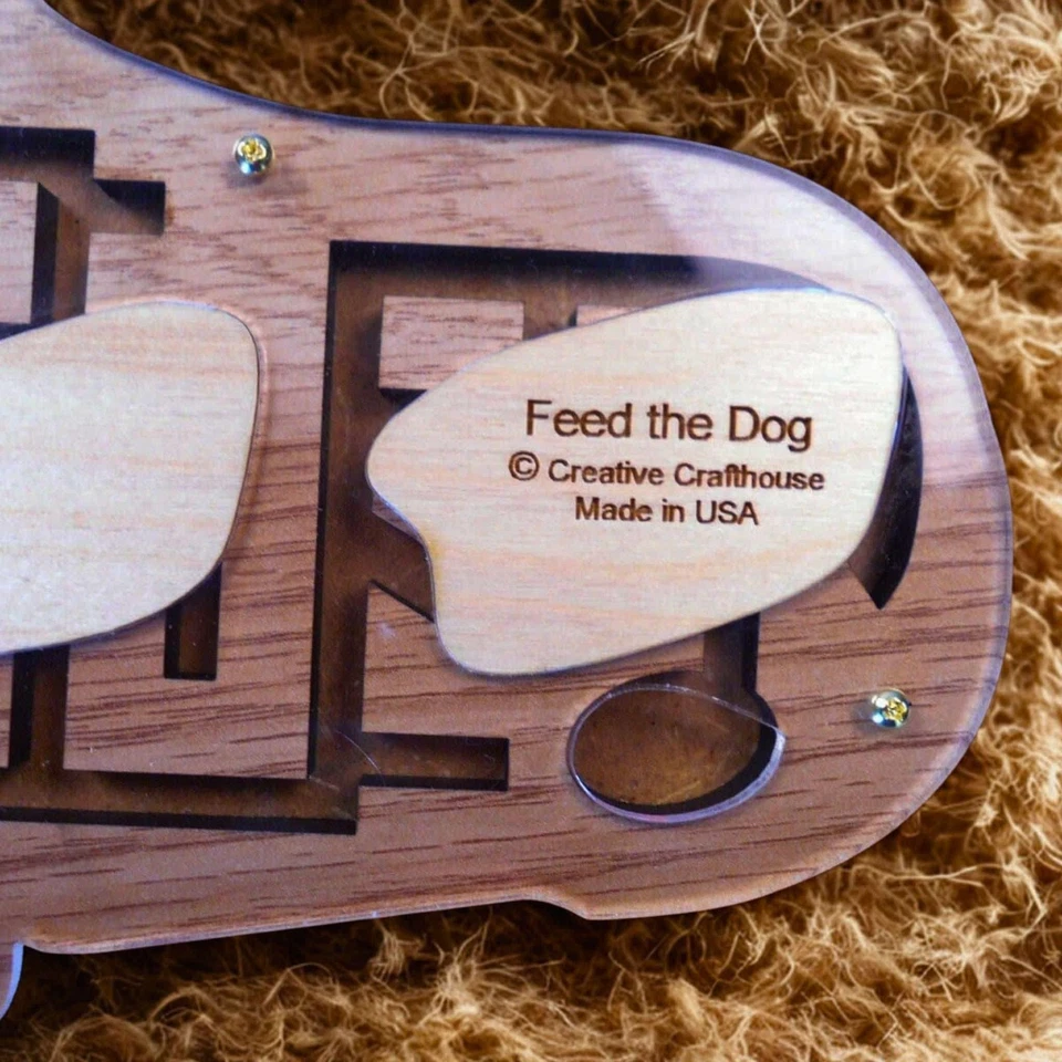 Feed the Dog Maze | Rompecabezas de madera hecho a mano Foto 2 de 4