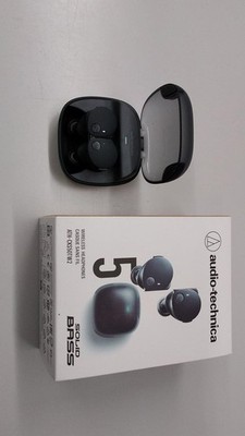 Audio-Technica ATH-CKS50TW2 Solid Bass Wireless Noise Cancelling Earbuds Schwarz