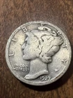1927 Mercury Dime - Actual Silver Coin Shown Fine Shape Same Day Shipping Free