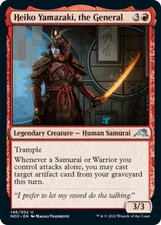 1x Heiko Yamazaki, the General - Foil MTG Kamigawa: Neon Dynasty NM Magic Foil